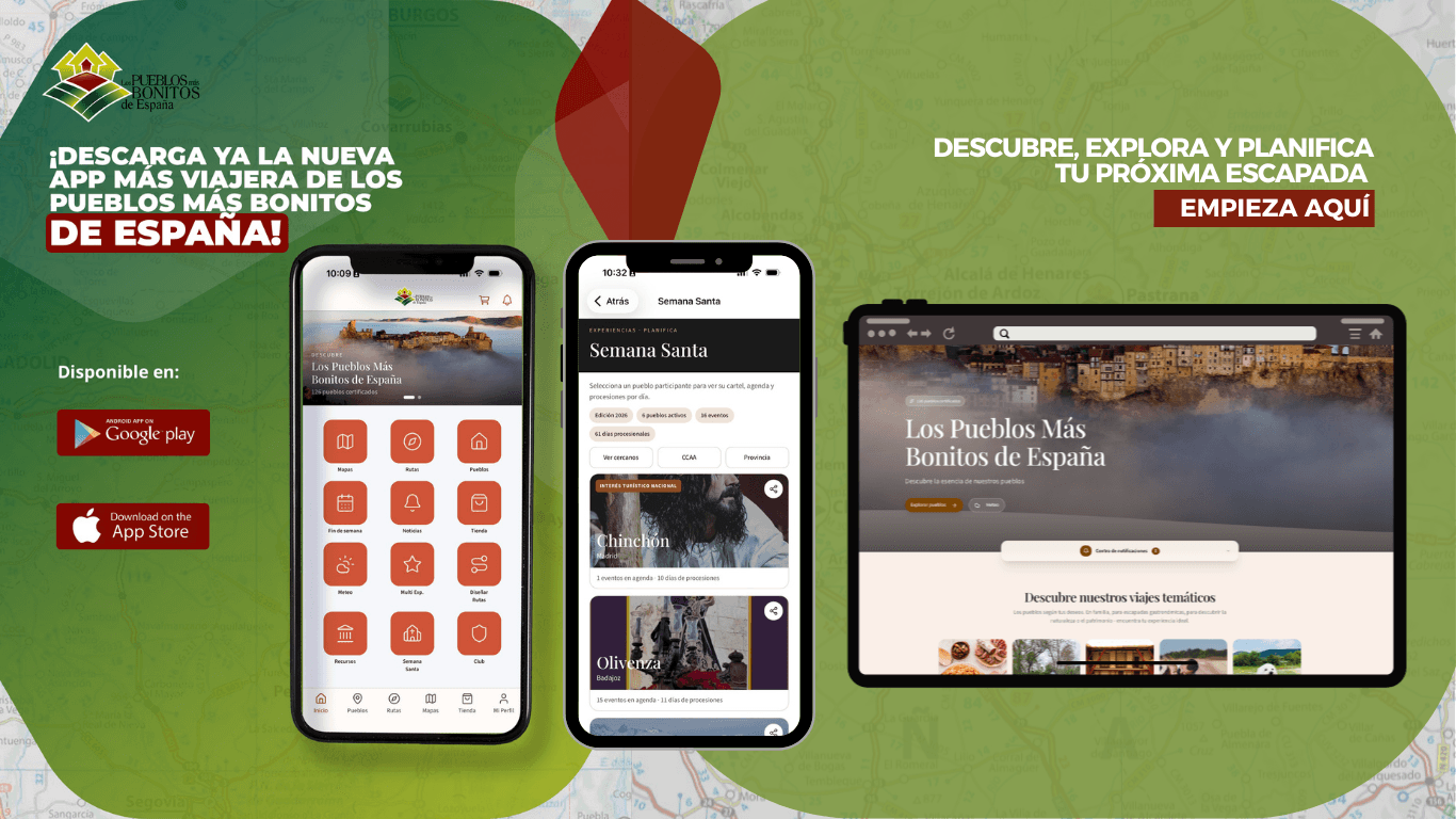 Los Pueblos más Bonitos de España estrenan Web y App con contenido en 7 idiomas